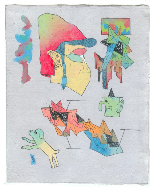 Drawings by artist Patrick Kyle