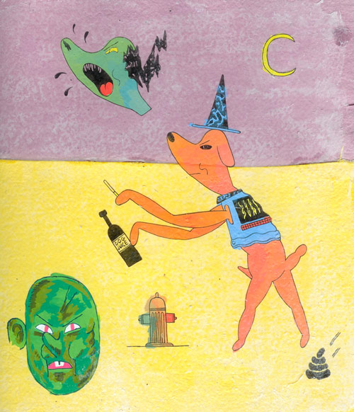 Drawings by artist Patrick Kyle