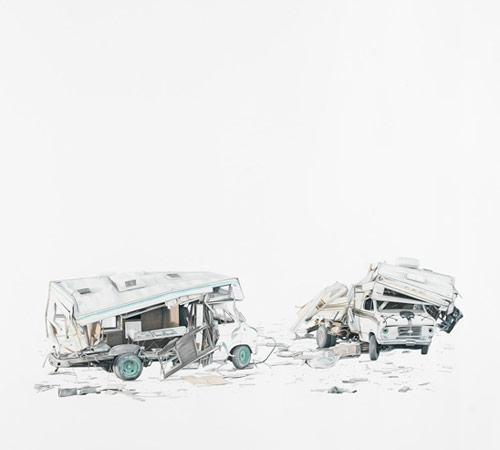 Drawings by artist Paul White