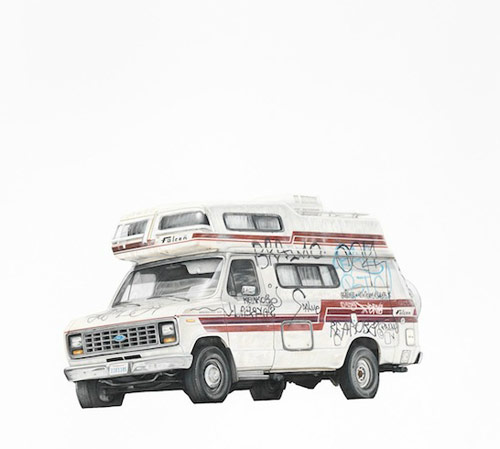 Drawings by artist Paul White