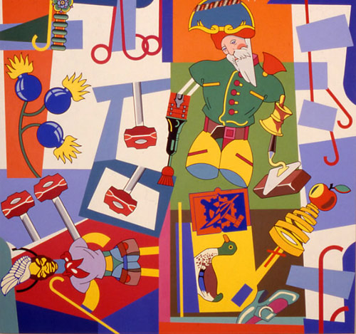 Artist painter Trevor Winkfield