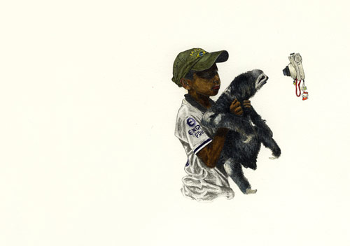 Drawings by artist Adam Batchelor