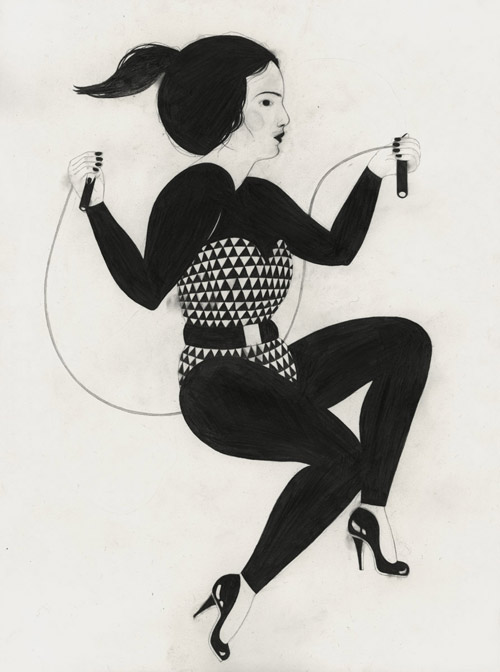 Drawings by artist Angie Iver