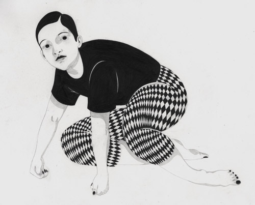 Drawings by artist Angie Iver