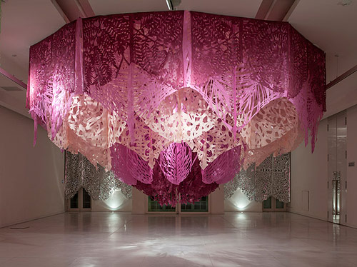 Installation by artist Manuel Ameztoy