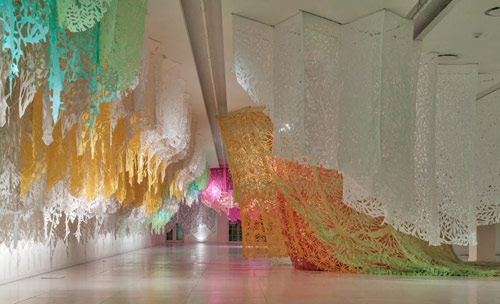 Installation by artist Manuel Ameztoy