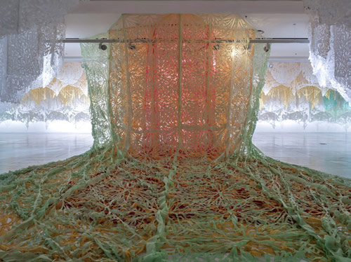 Installation by artist Manuel Ameztoy