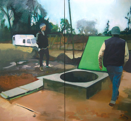 Artist painter J.P. Acuña