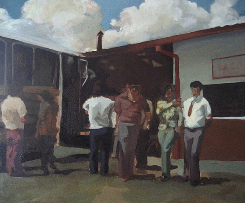 Artist painter J.P. Acuña