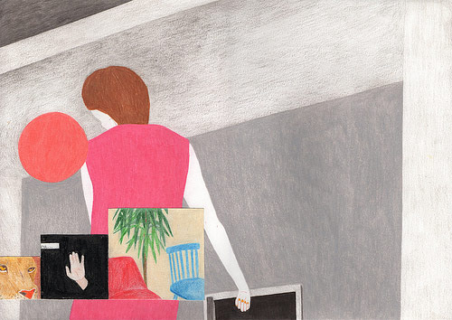 Drawings by artist Mariana Abasolo