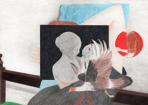 Drawings by artist Mariana Abasolo