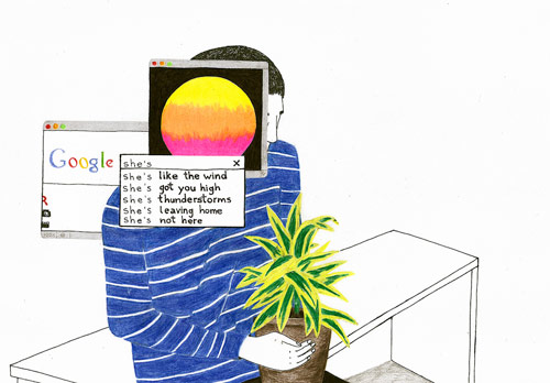 Drawings by artist Mariana Abasolo