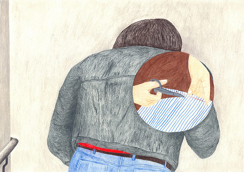 Drawings by artist Mariana Abasolo