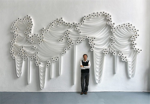 Incredible toilet paper installations by artist Sakir Gökcebag