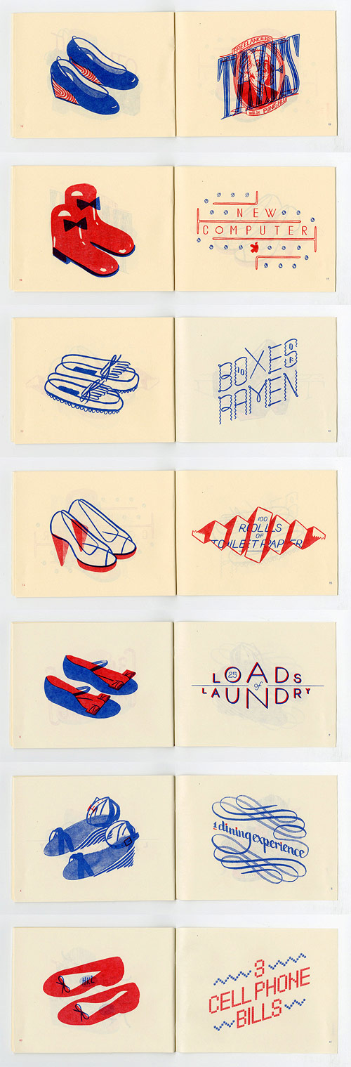 Shoes over Bills zine by Hannah K. Lee