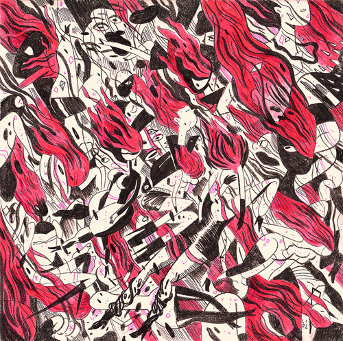 Artist illustrator Luke Pearson