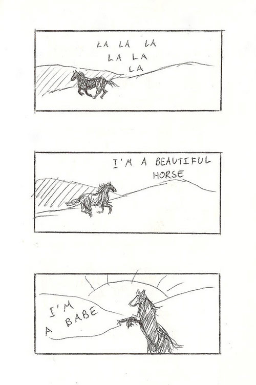 Drawings by artist Natalya Lobanova