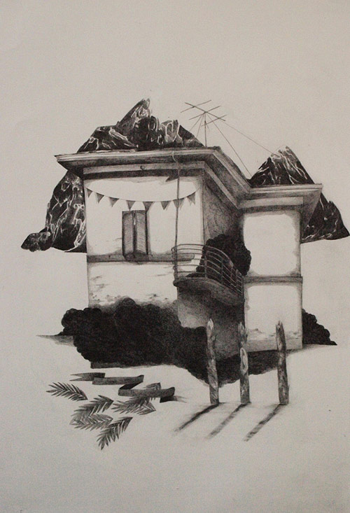 Drawings by artist Alex Quicho