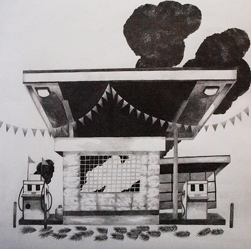 Drawings by artist Alex Quicho