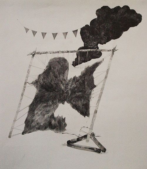 Drawings by artist Alex Quicho