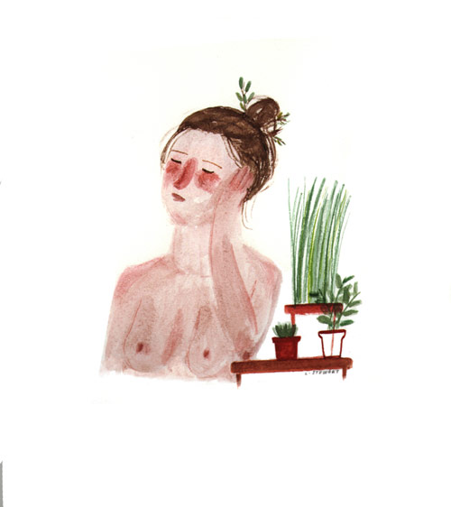 Artist illustrator Lizzy Stewart