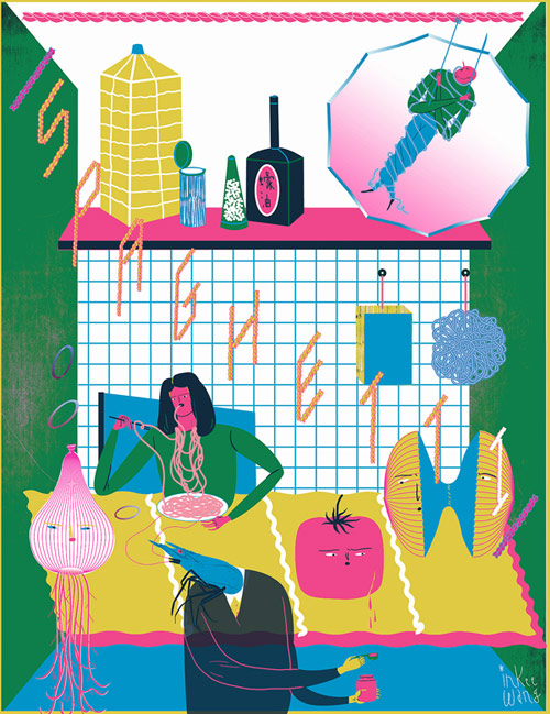 Artist illustrator Inkee Wang