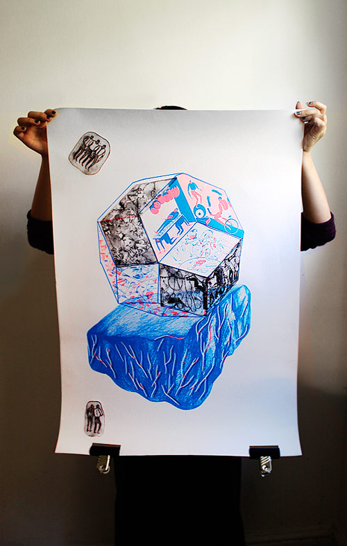 Artist illustrator Inkee Wang