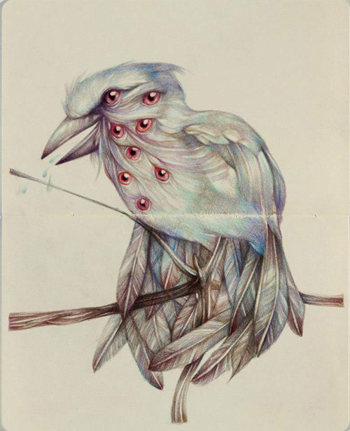 Drawings by artist Marco Mazzoni
