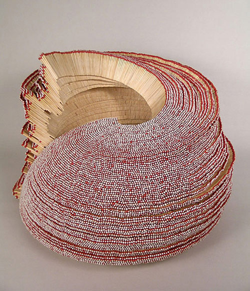 Matchstick sculptures by Ryan and Trevor Oakes