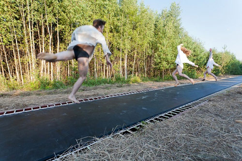 Fast Track trampoline by Salto Architects