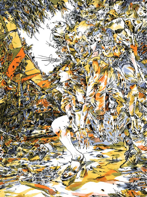 Drawings by Sam Vanallemeersch