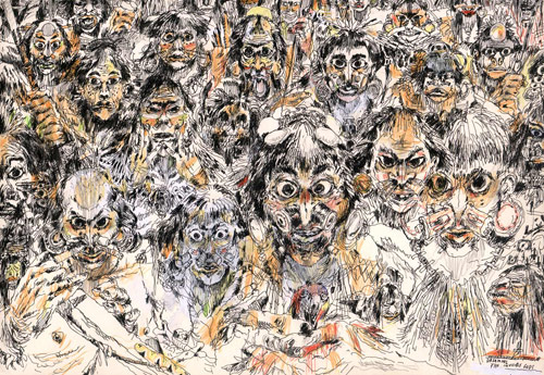 Drawings by Sam Vanallemeersch