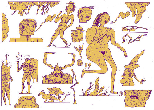 Drawings by Jon Boam