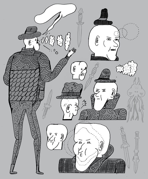 Drawings by Jon Boam