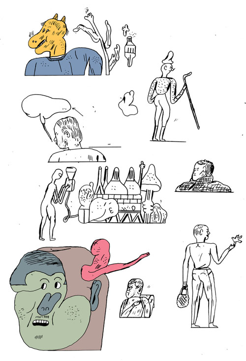 Drawings by Jon Boam