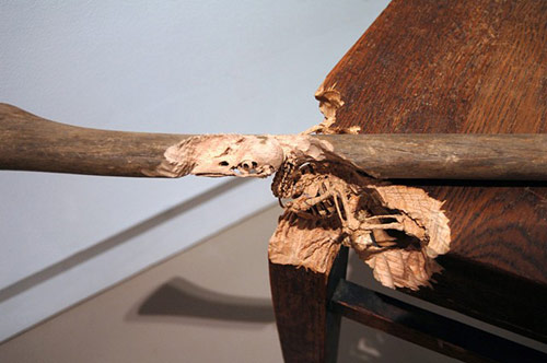 Carvings by artist Maskull Lasserre