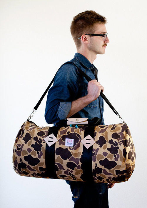 Topo Designs Duck Camo Duffel Bag Giveaway