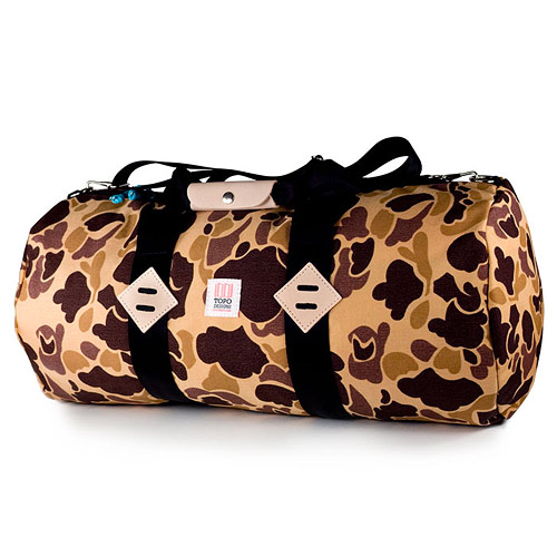 Topo Designs Duck Camo Duffel Bag Giveaway