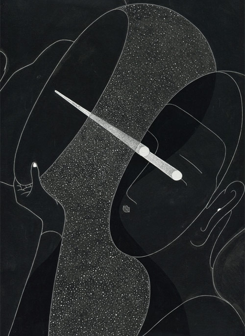 Drawings by artist Daehyun Kim Moonassi