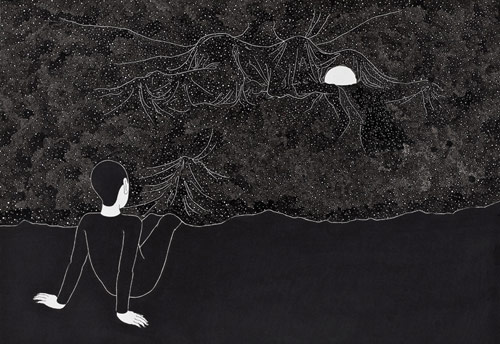 Drawings by artist Daehyun Kim Moonassi