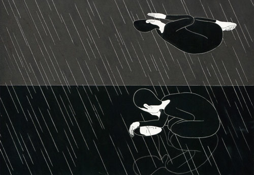 Drawings by artist Daehyun Kim Moonassi