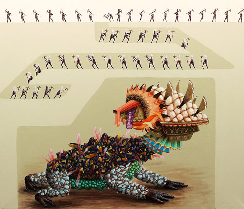 Artist painter El Curiot