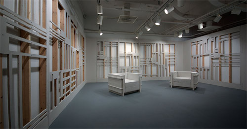 Artist Scott Carter deconstructs gallery walls to make sculptures