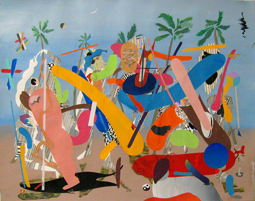 Artist painter DMetrius Rice