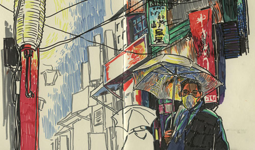 Jaroslava Klepikova drawings and paintings