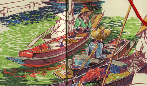 Jaroslava Klepikova drawings and paintings