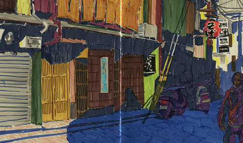 Jaroslava Klepikova drawings and paintings