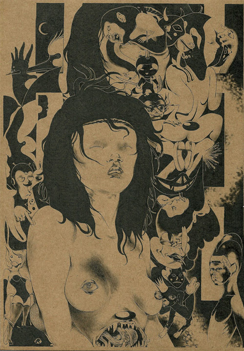 Drawings by artist Pedro Pinto