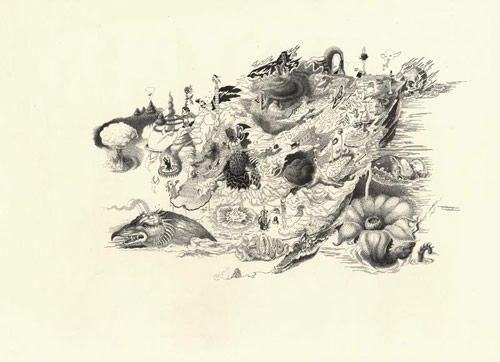 Drawings by artist Armando Veve