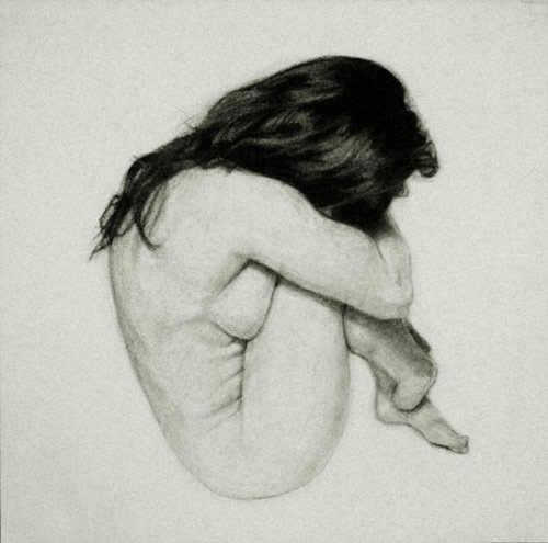 Charcoal drawings by artist Kelly Blevins